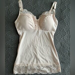 Rhonda Shear Cream Lace Camisole